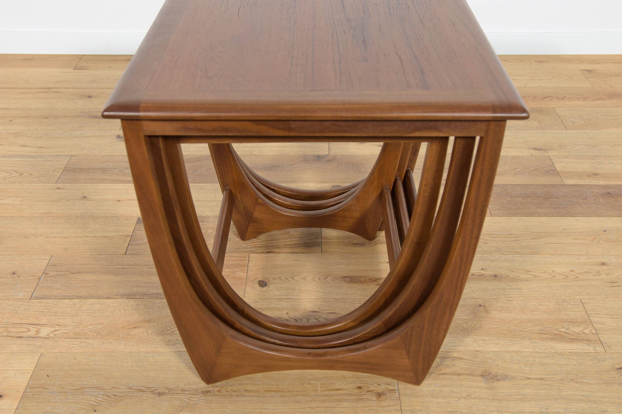 Mid-Century Teak Nesting Tables by V. Wilkins for G-Plan, 1970s, Set of 3