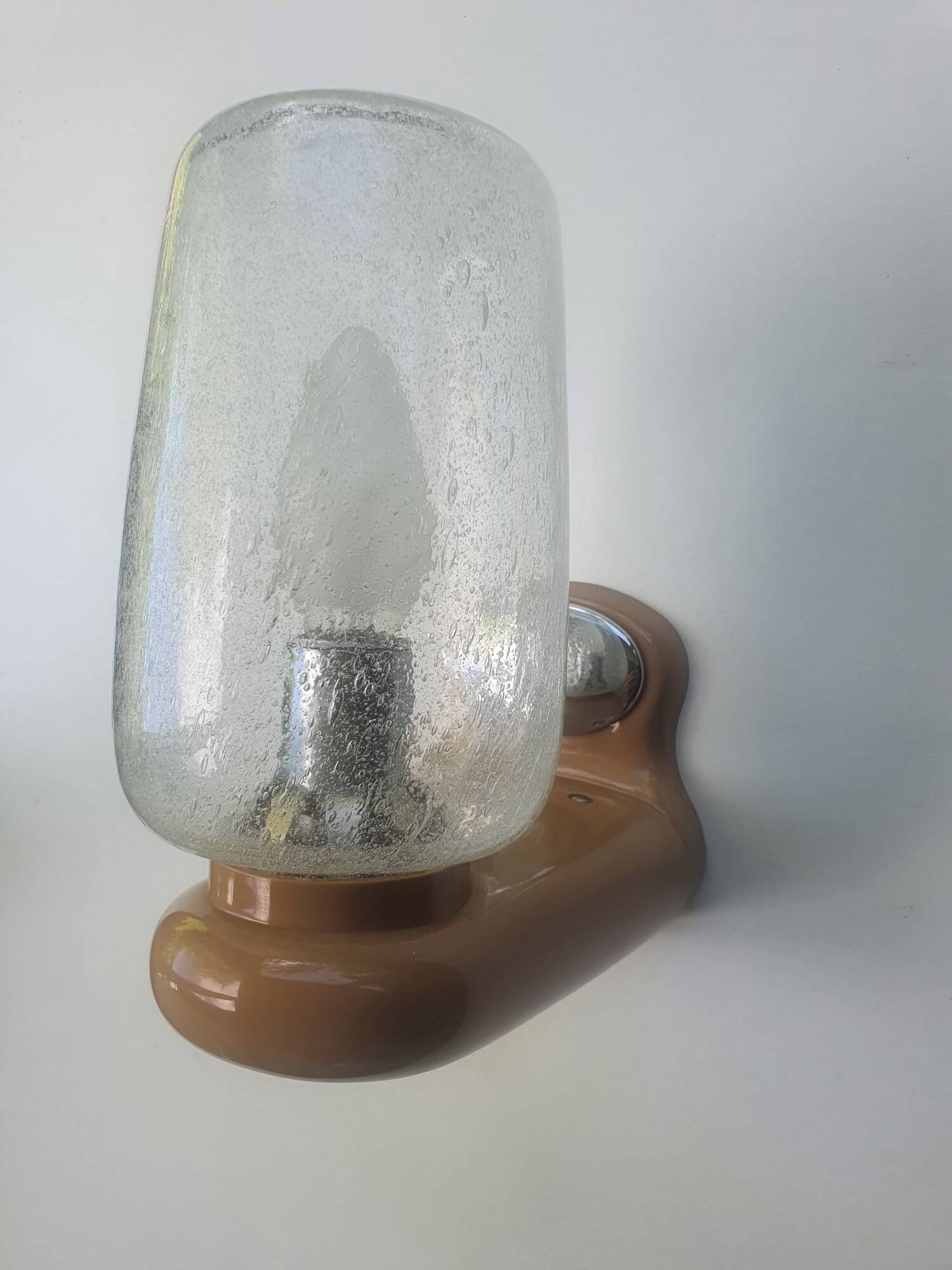 Pair of vintage bathroom wall lights from Germany in the 70s