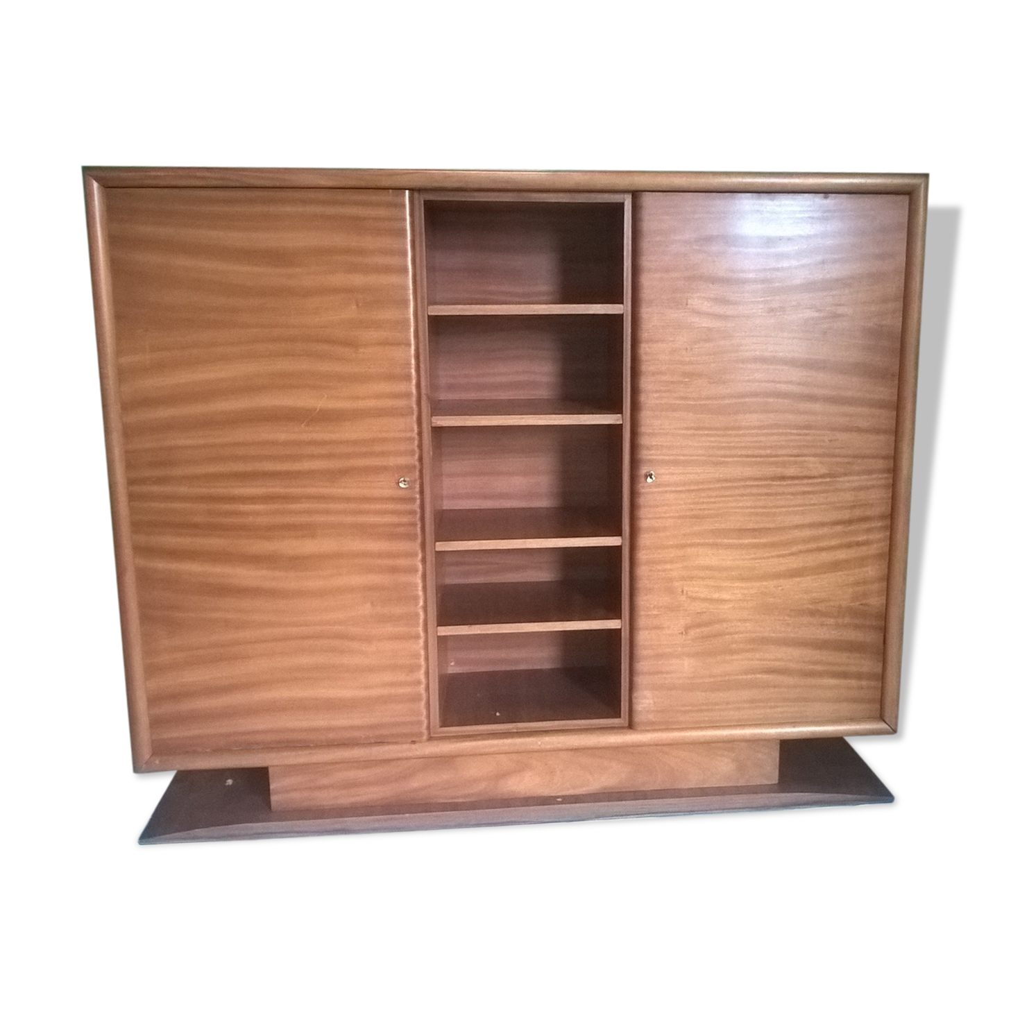 Vintage mahogany wardrobe from the years 50