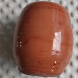 Glazed terracotta vase
