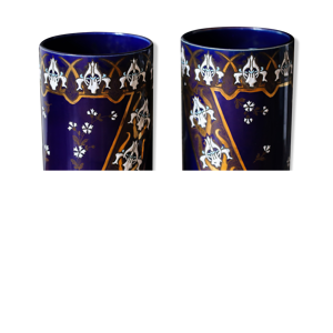 Paire de vases art nouveau - porcelaine
