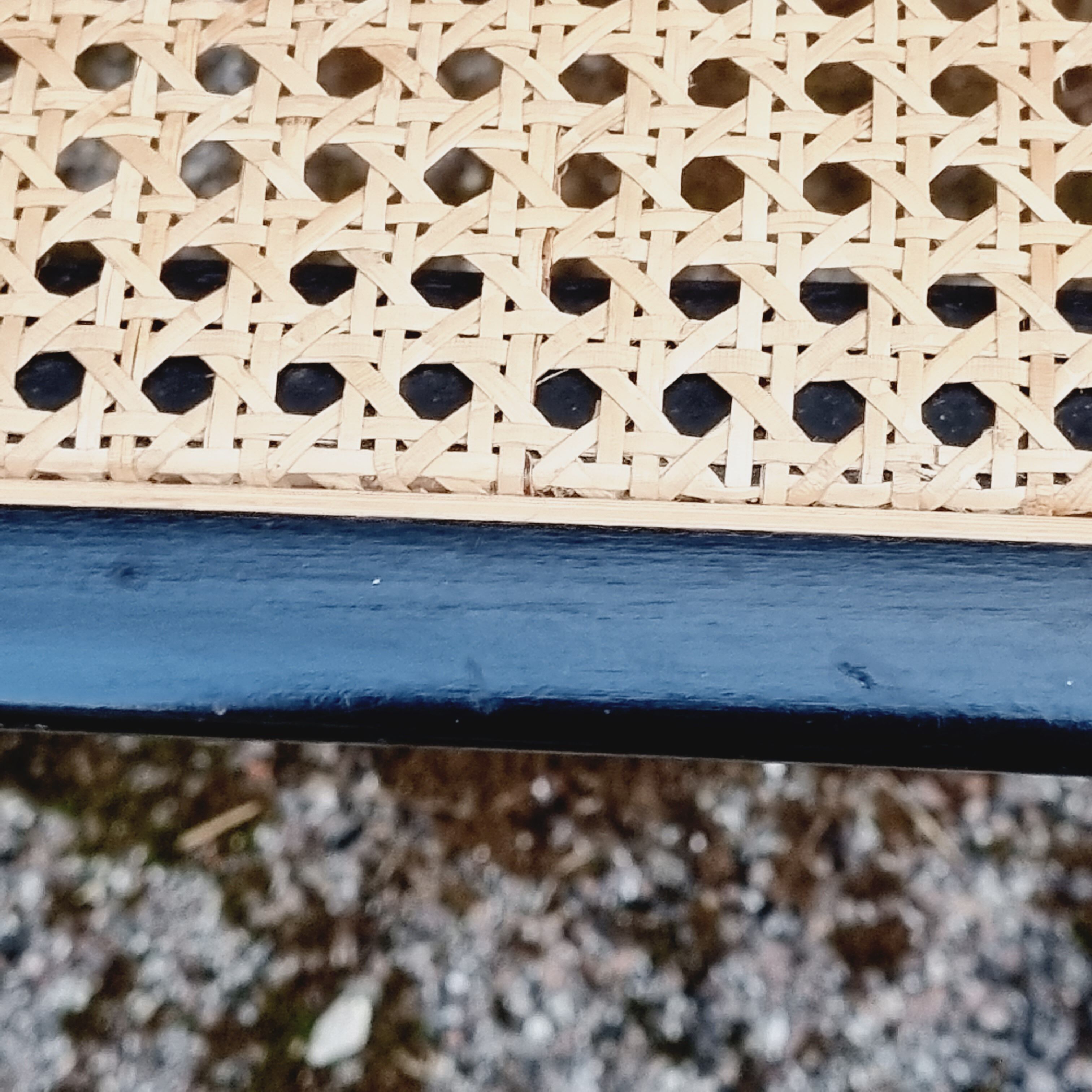 Armchair Cesca B64 black and wicker