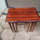 Nesting tables in rosewood, mid-1960s Denmark