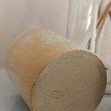 Coffee pot and mug cup in sandstone