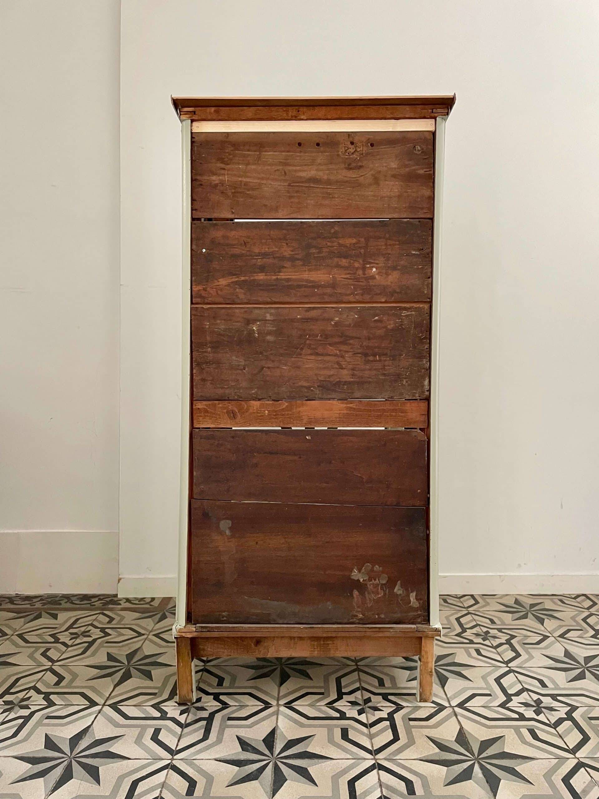 Renovated 1900 glass cabinet