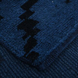 Navy Blue Hemp Carpet Rug,293x219Cm