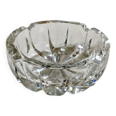 Large Saint Louis crystal ashtray or pocket emptier, ambassador model