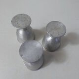 3 anciens coquetiers en alu