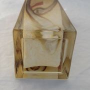 Autumn colored glass vase