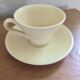 Tasses café tons pastels