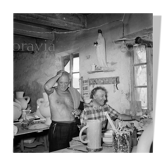 Photography, "Pablo Picasso and Marc Chagall", Gordes, 1948 / 15 X 15 cm / B&W