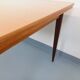 Table à manger rectangulaire style scandinave vintage des années 50 60 teck