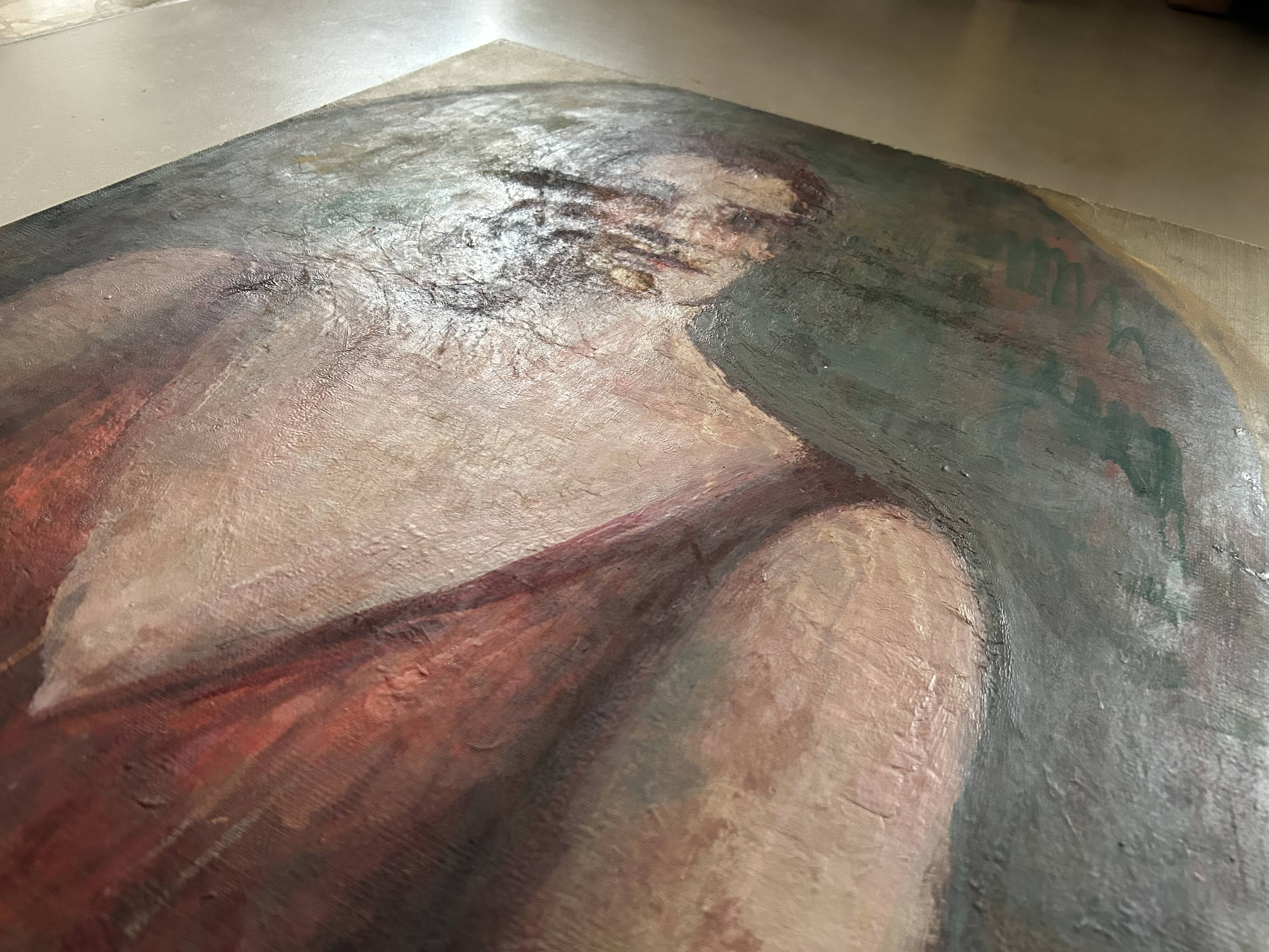 Tableau, old portrait