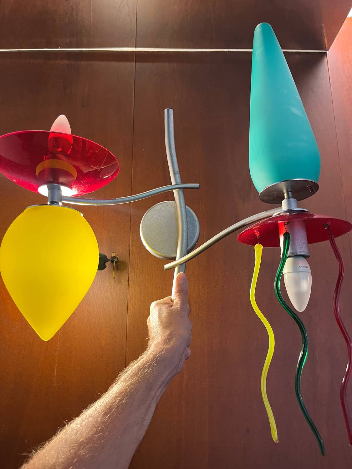 Memphis Milano wall lamp Artemide Venezia 1980