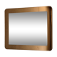 Italian mirror in bronze mirror glass, circa 1970 – attributed to Fontana Arte.