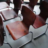 Set of 9 Pagolz style chairs