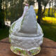 Superbe terrine en barbotine zoomorphe poule Caugant