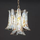 Murano glass chandelier designed by Carlo Nason for Mazzega, 1970s.