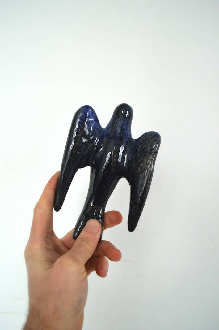 Old decorative wall swallow