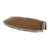 Openwork metal formica tray