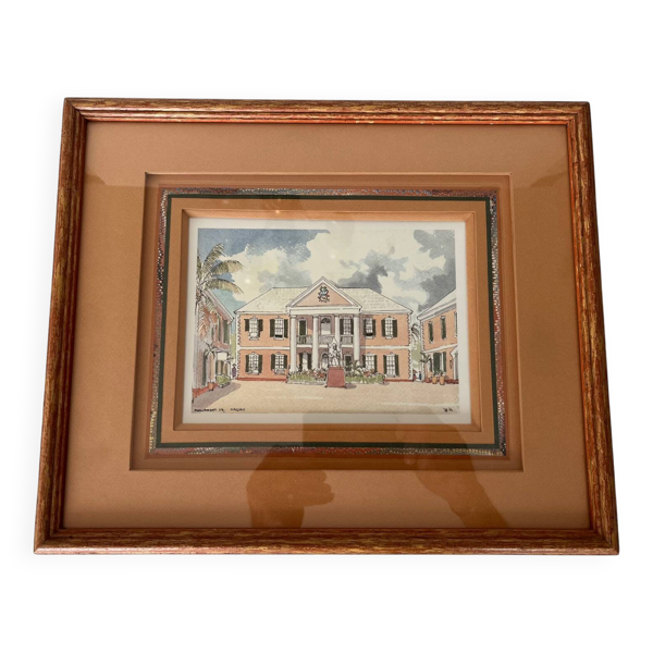 Lithographie de David Hamilton-Jones