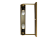 Pair of brass wall lights with adjustable heads from the mid-20th century, 1960, Germany.