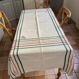 Grande nappe et serviettes vintage