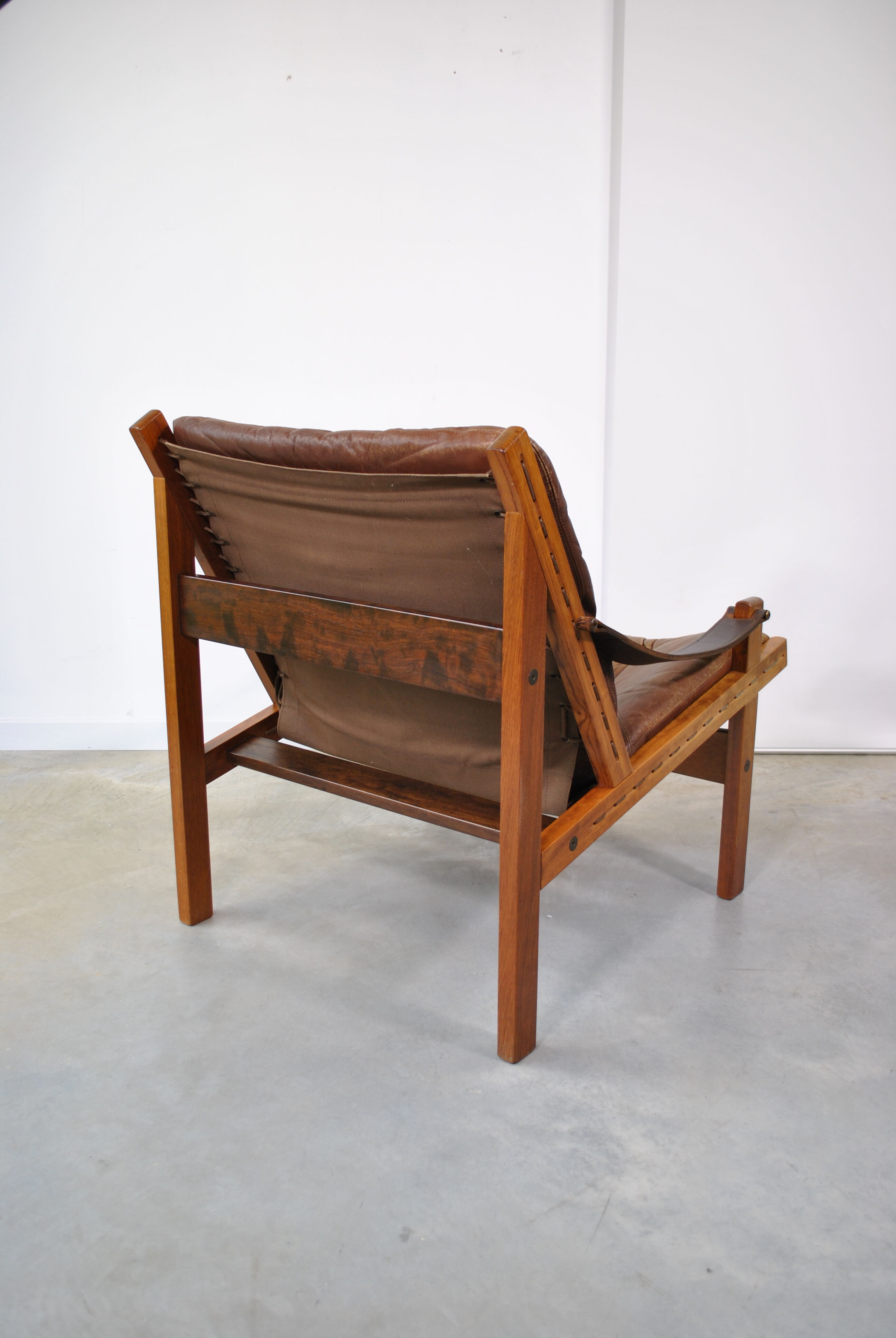 Safari armchair by Torbjörn Afdal for Bruksbo Norwegen 1960.
