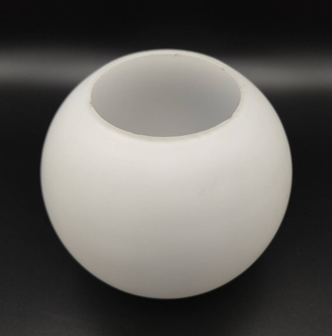 French vintage retro white glass replacement shade