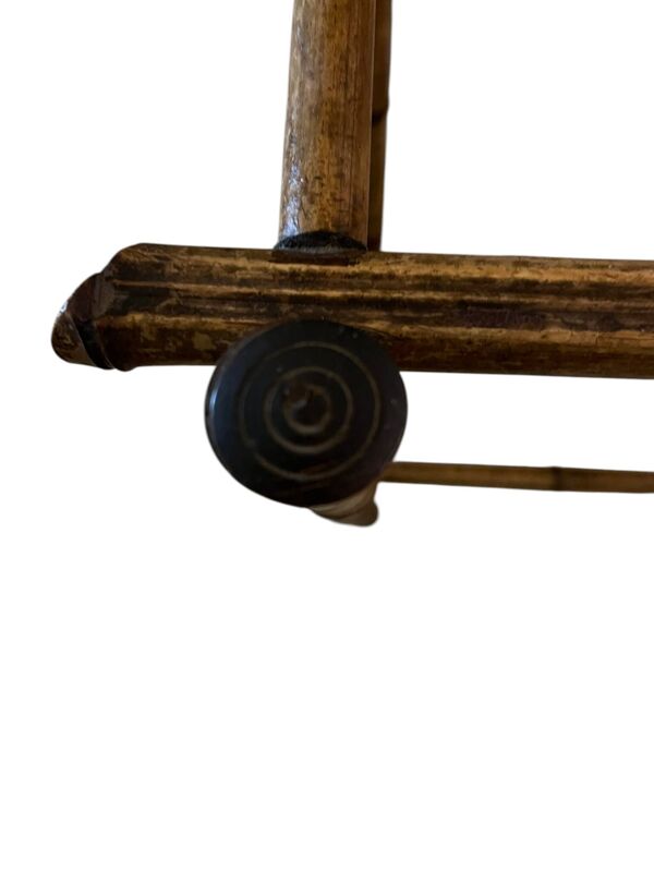 Art déco, vestiaire porte manteaux bambou miroir losange vers 1930