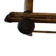 Art Deco, coat rack with bamboo mirror, diamond shape, around 1930.
