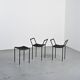 Set of three Millepunte stools by M. Peregalli and S. Calatroni, Italy.