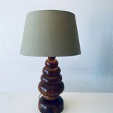 Lampe organique en palissandre