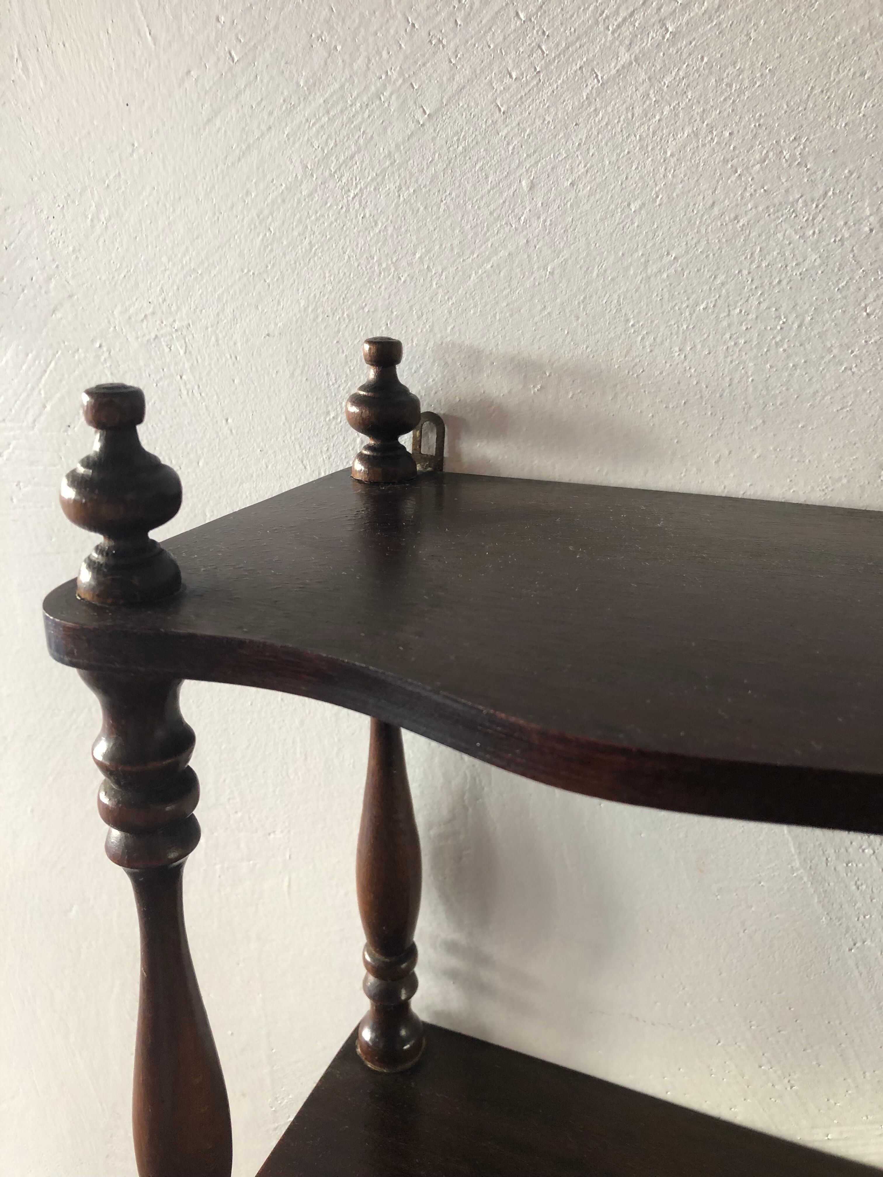Old wooden shelf