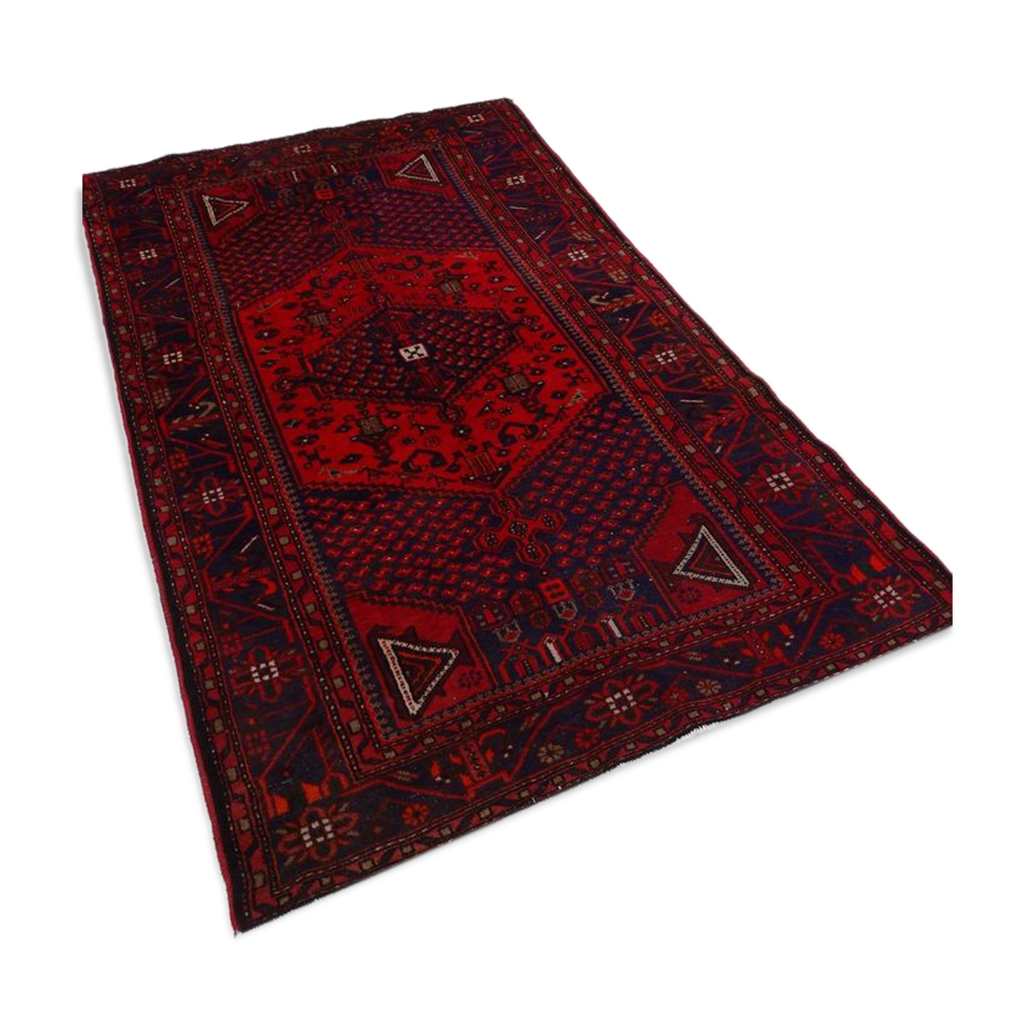 Persian carpet Hamadan 207x130 cm