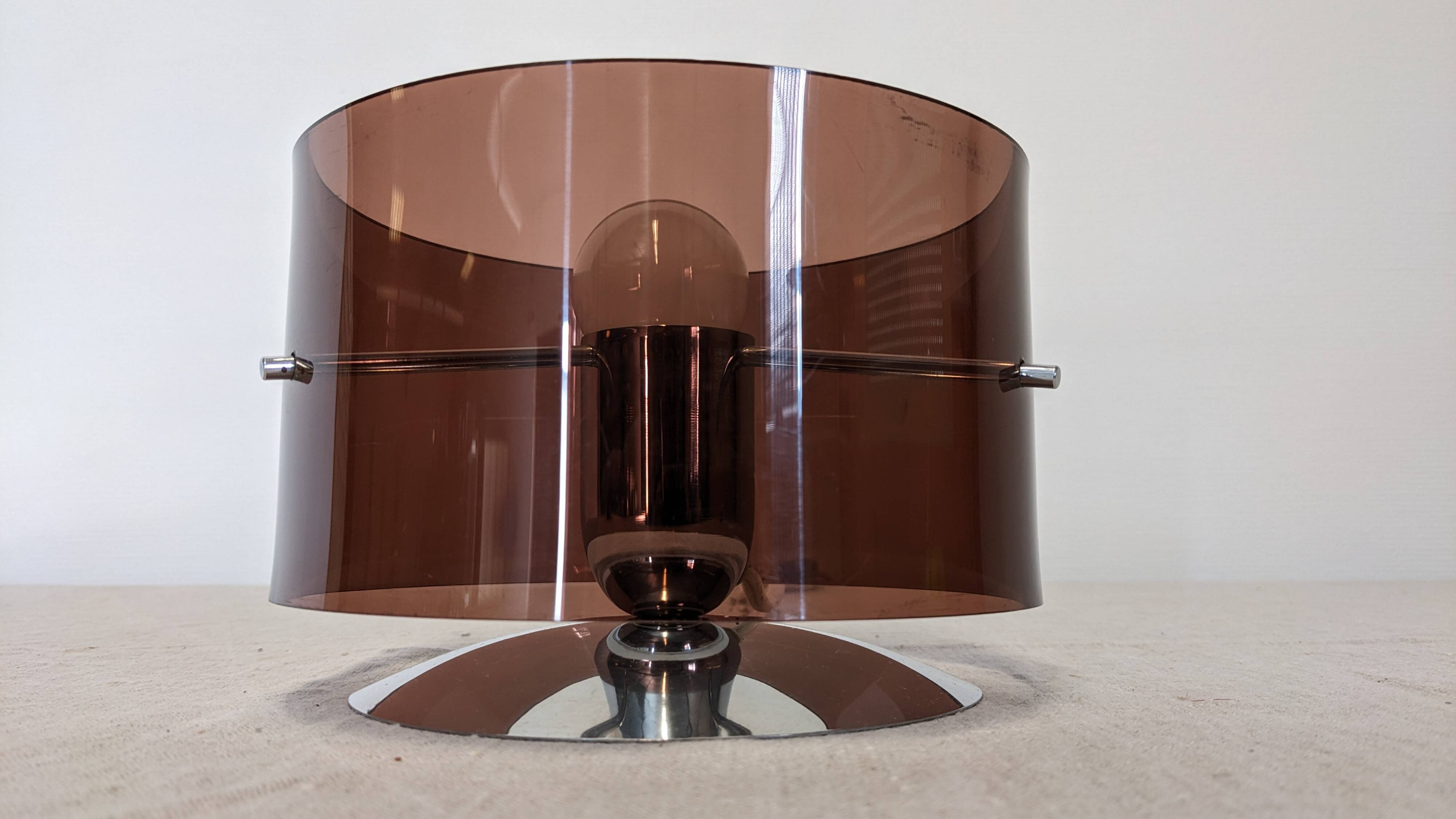Bedside or ambient lamp by Philippe Rogier for Oxar, France 1970