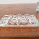Mid-century glass sugar bowl/bohemia crystal,1960's.