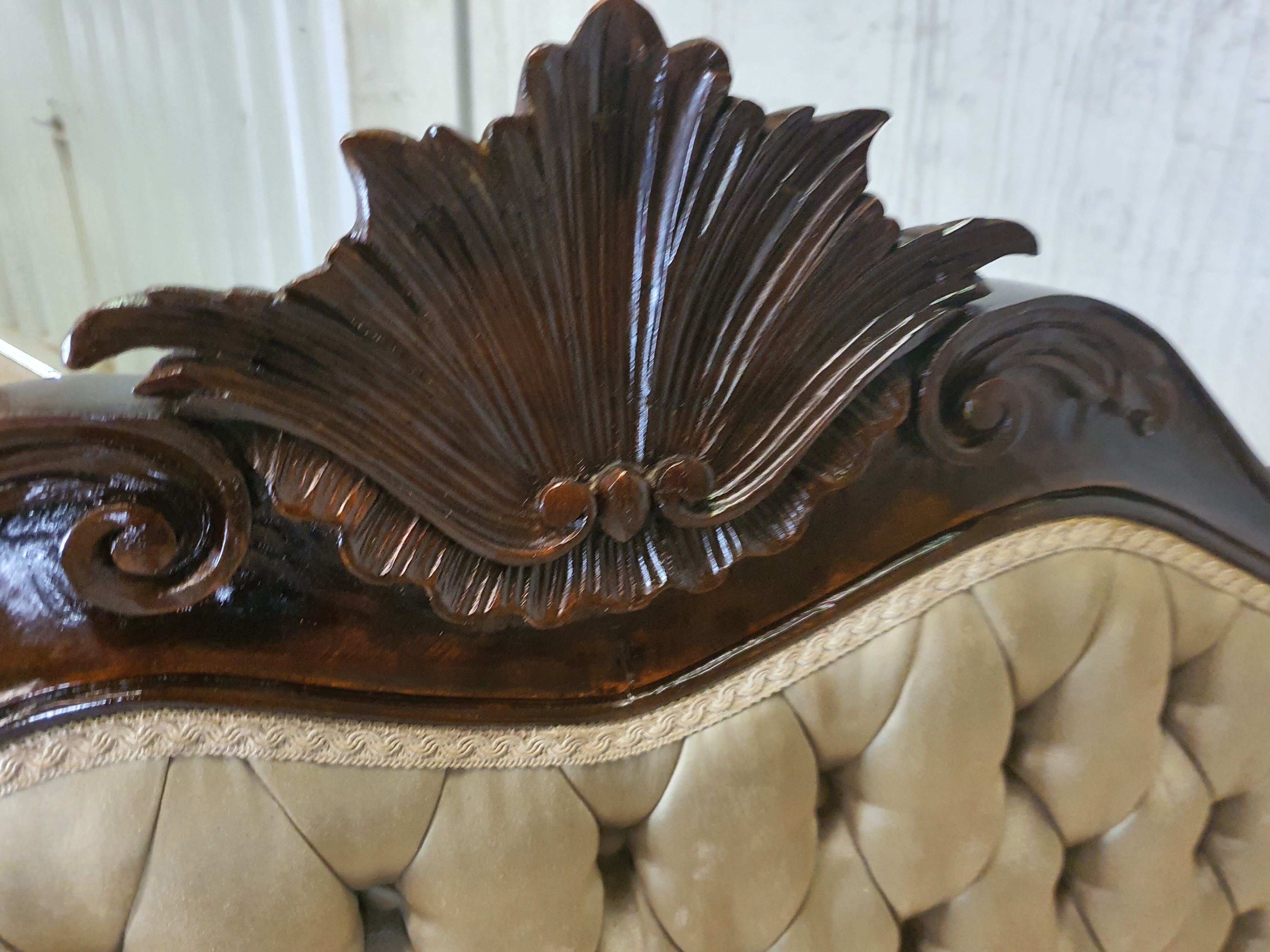 Baroque double bed - 20th century