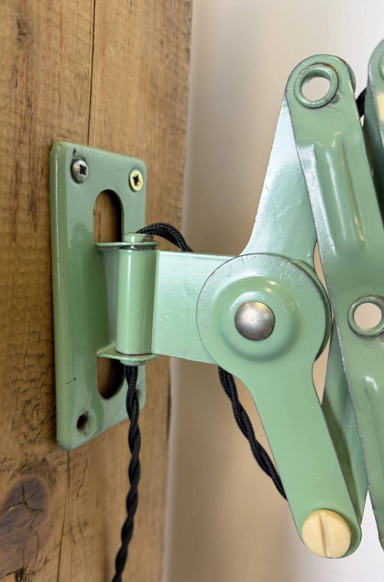 Industrial East German Scissor Lamp from VEB Zweckleuchtenbau Dresden, 1950