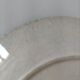 Two flat plates in earthenware with blue floral decoration.