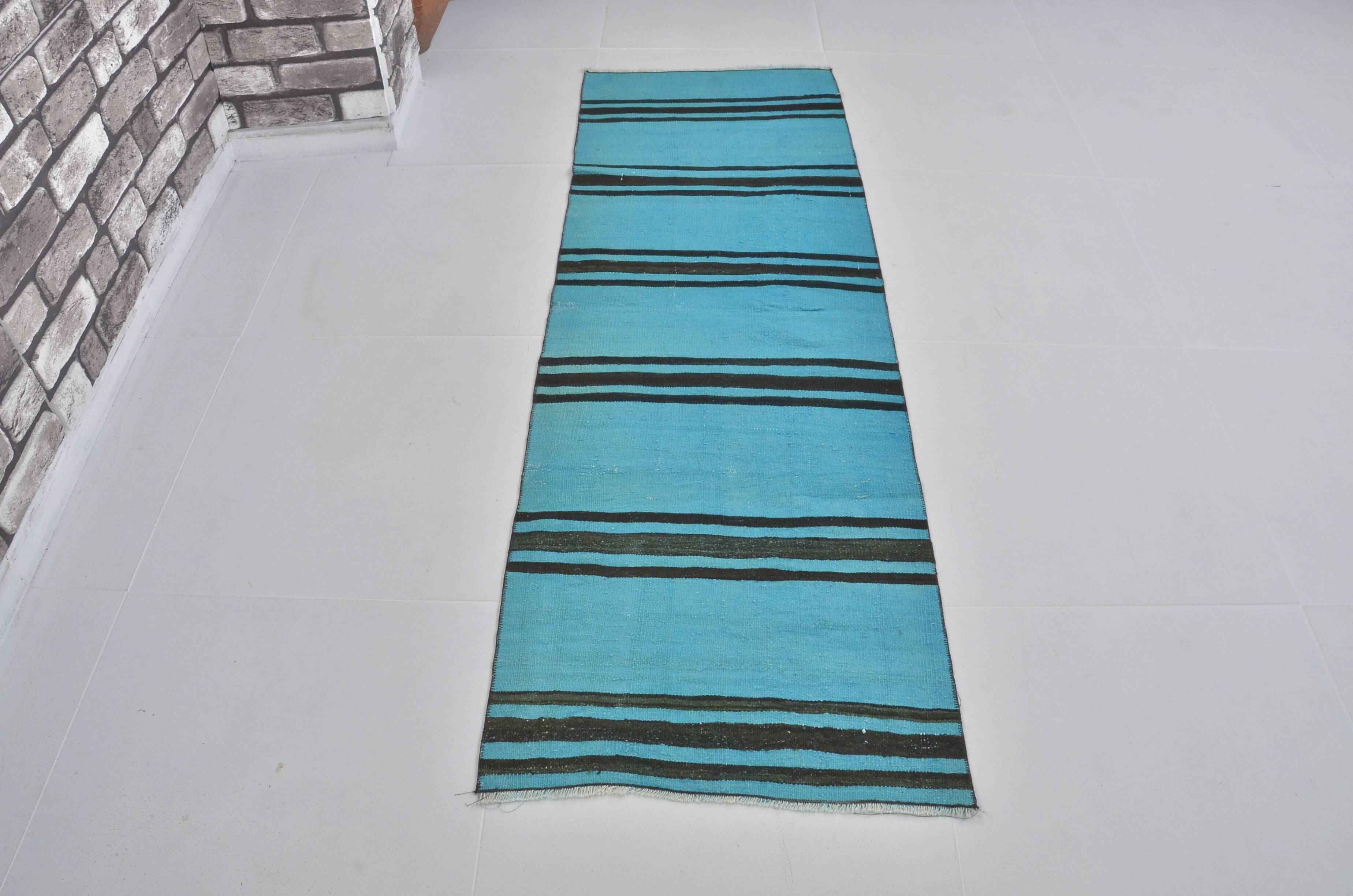 Tapis kilim anatolien rayé sku3796
