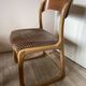 Set of 6 baumann chairs model sled sled circa 1960
