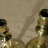 19th Brass Candlesticks