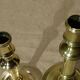 19th Brass Candlesticks