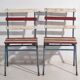 Chaises de jardin anciennes (c.1920). Ensemble de 2 pièces #1