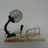 Art deco desk lamp with pen and letter holder