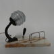 Lampe de bureau art déco avec stylo et porte-lettres