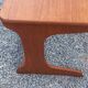 Set of 3 nesting tables in Scandinavian style made of teak from the 1970s.