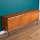 Retro Teak 1960s Long Meredew Sideboard On Hairpin Legs