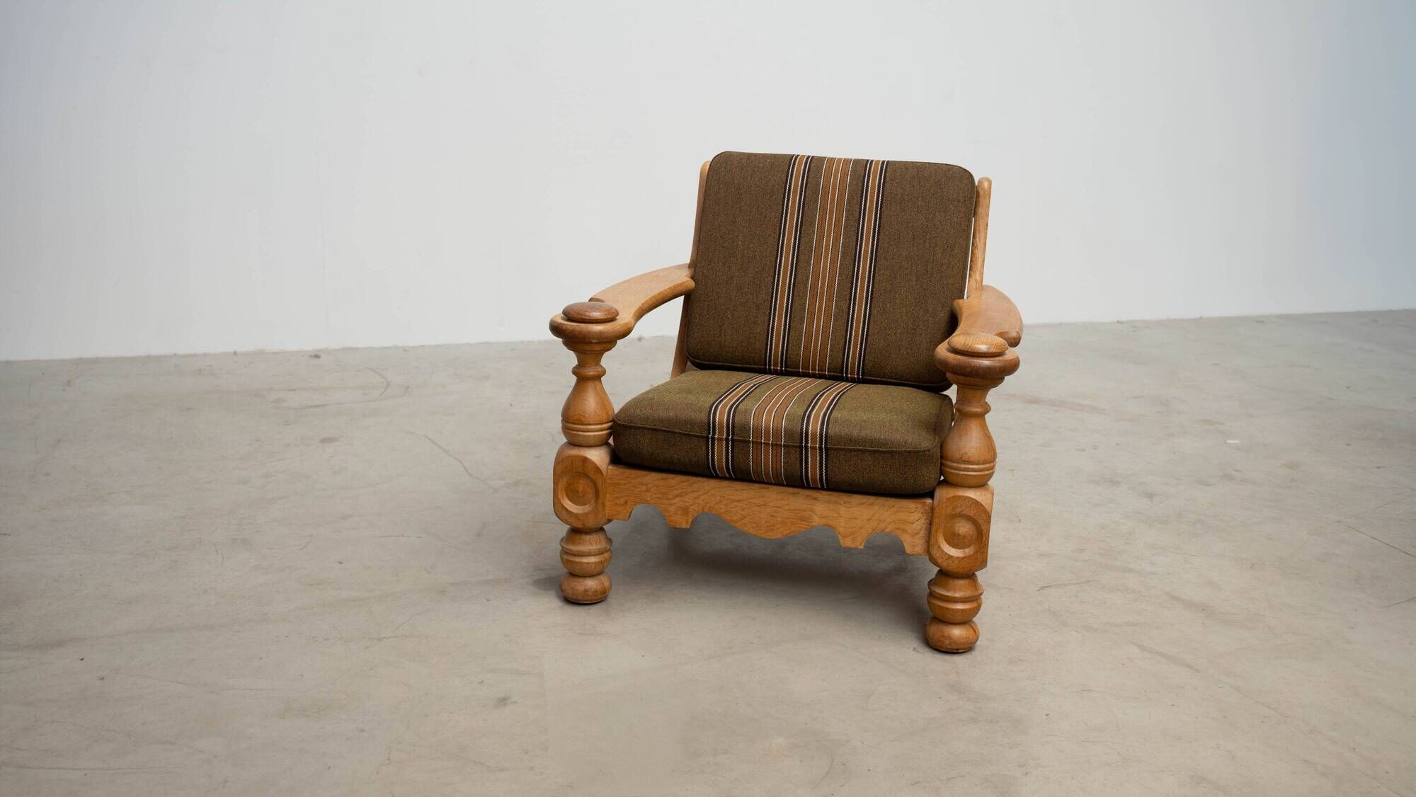 Danish Low Back Lounge Chair